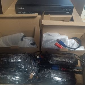 4 Channel Wired camera set with 4TB DVR